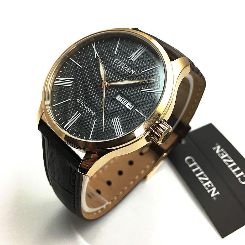 Citizen Mens Automatic Day Date Gold Watch